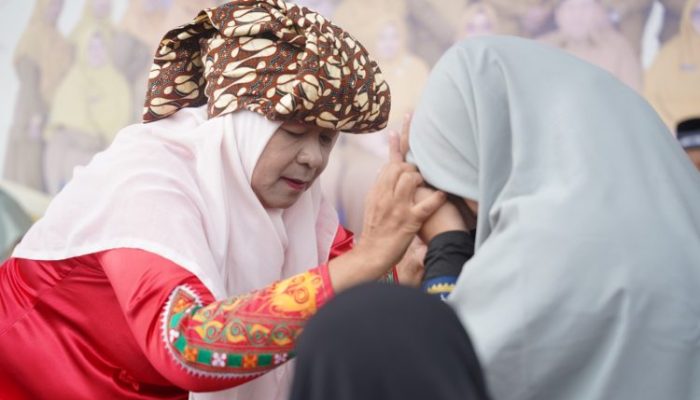 Pertama Kali, Ribuan Murid Ikuti Prosesi Adat Gayo