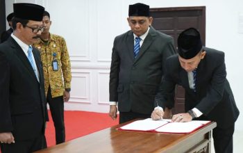 Kakanwil Kemenkum Aceh Lantik Analis Kekayaan Intelektual