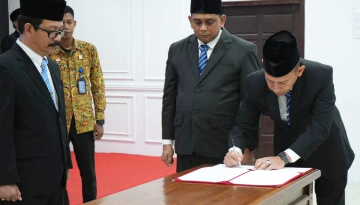 Kakanwil Kemenkum Aceh Lantik Analis Kekayaan Intelektual