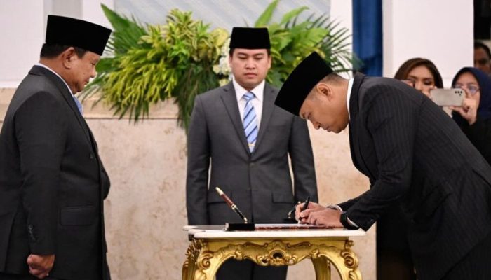 Prabowo Lantik Sudaryono sebagai Kepala Badan Gizi Nasional
