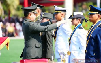 Panglima TNI Lantik 734 Perwira Prajurit Karier