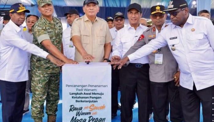 Menhan dan Mentan Pacu Swasembada Pangan dari Merauke