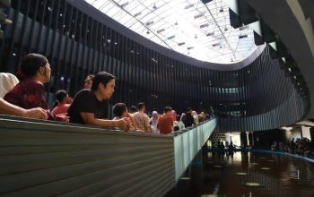 Libur Sekolah, Museum Tsunami Aceh Dipadati Wisatawan