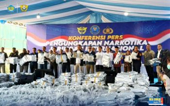 Bea Cukai dan BNN Gagalkan Penyelundupan 3,37 Ton Ganja