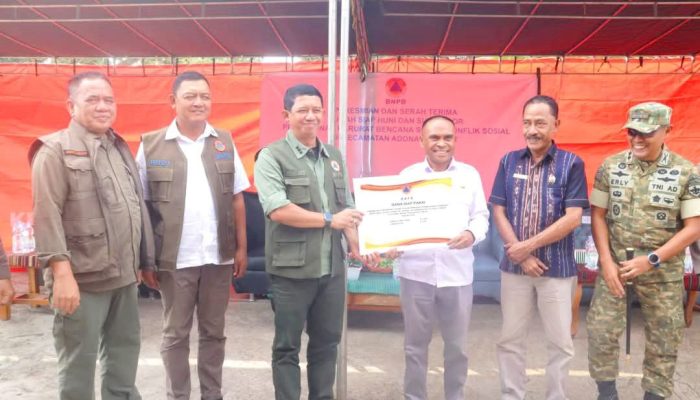 BNPB Resmikan Huntap Pascakonflik di Flores Timur