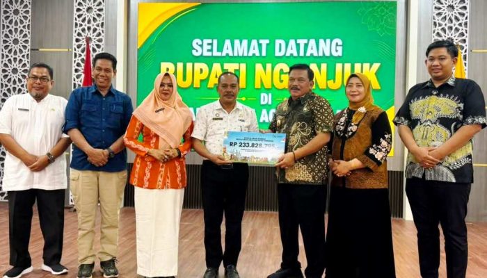 Aceh Tamiang Terima Donasi Rp233 Juta dari Nganjuk