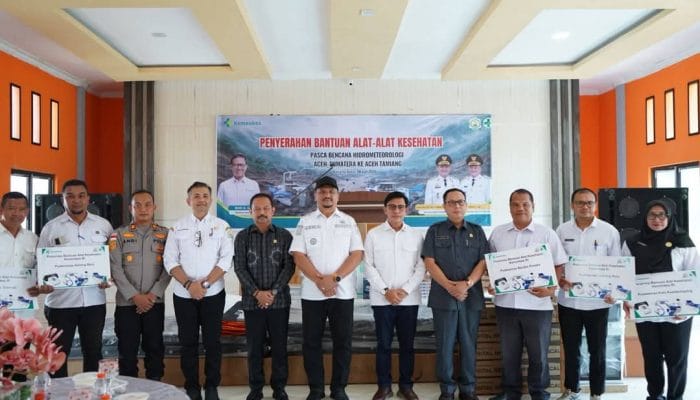 Aceh Tamiang Terima Bantuan Alkes dari Kemenkes