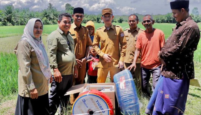Aceh Barat Salurkan Ratusan Pompa Air Cegah Gagal Panen