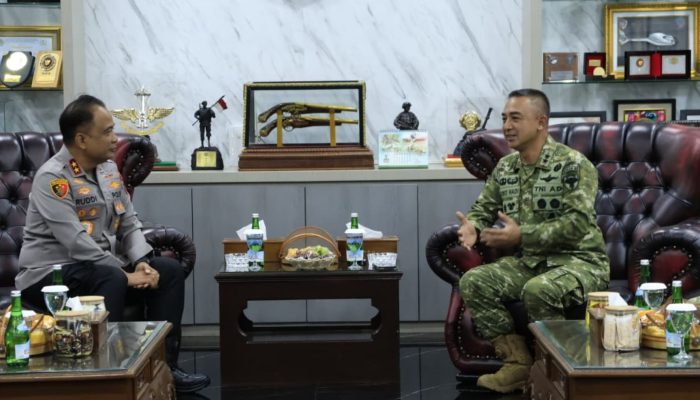 Kapolda Aceh Perkuat Sinergi Bersama Kodam Iskandar Muda Lewat Silaturahmi