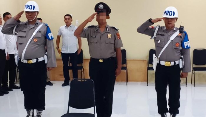 Polda Aceh PTDH Polisi Tersangka Perampokan Toko Emas