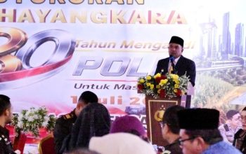 Hari Bhayangkara, Wabup Muchsin Ajak Perkuat Sinergi