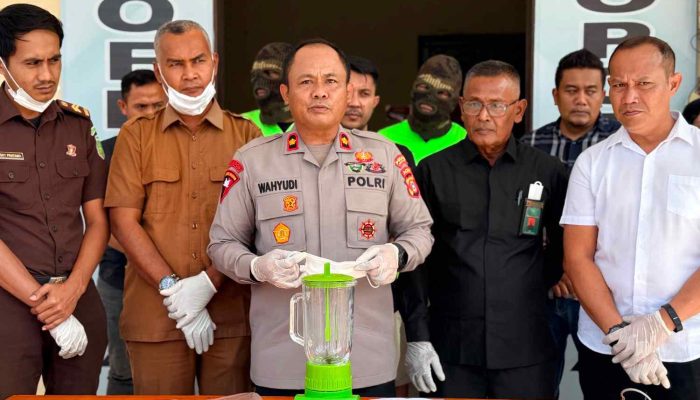 Polres Lhokseumawe Musnahkan 193,32 Gram Sabu