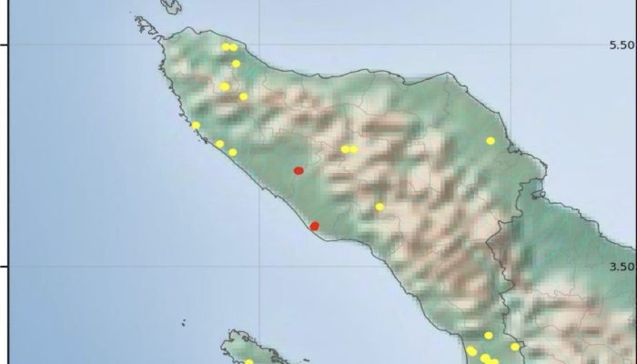 BMKG Deteksi 70 Titik Panas di Aceh, Nagan Raya Terbanyak