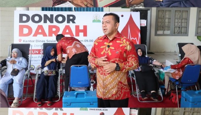 Donor Darah Dinsos Aceh Perkuat Solidaritas dan Kepedulian Sosial Bersama