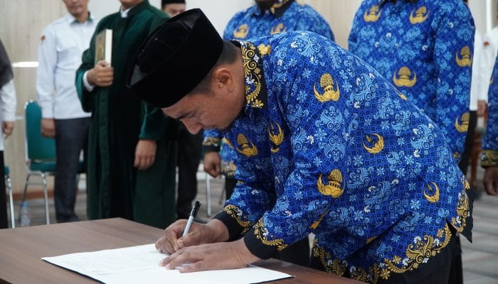 Kakanwil Kemenag Aceh Lantik 23 ASN Perkuat Tata Kelola