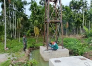 Jembatan Gantung Sawang-Makmur Capai Progres 46,45 Persen