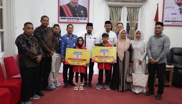 Dua Pelajar Aceh Timur Wakili Aceh di O2SN Nasional