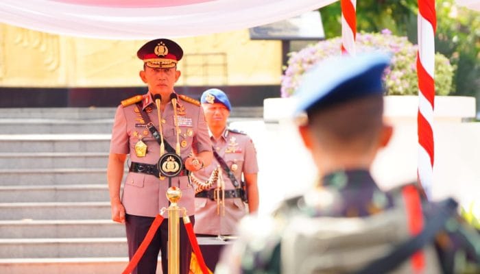 Kapolri Pimpin Upacara Hari Juang Polri 2026 di Surabaya