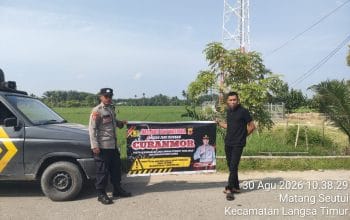 Patroli Polsek Langsa Timur Sasar Lokasi Rawan Curanmor