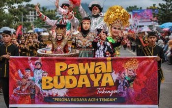 Aceh Tengah Gelar Pawai Budaya HUT ke-81 Kemerdekaan RI