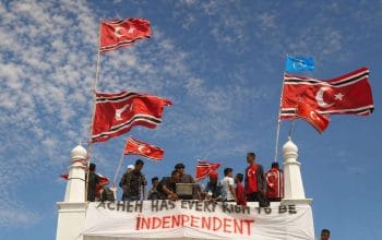 Peringatan 21 Tahun Damai Aceh di Masjid Raya Berakhir Ricuh