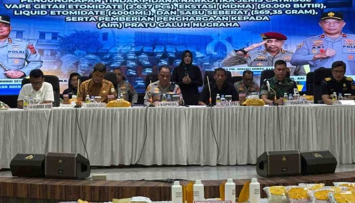 Keuchik Aktif di Aceh Utara Ditangkap Bawa 50 Ribu Ekstasi