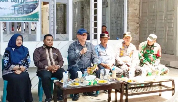 Tagore Resmikan Pasar Inpres Kampung Pondok Baru