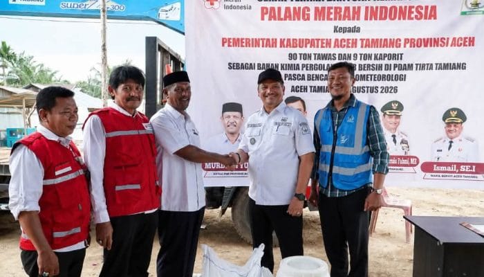 PMI Salurkan 180 Ton Bahan Kimia di Aceh Tamiang