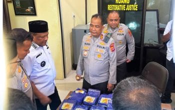 Polres Bireuen Gagalkan Peredaran 10 Kilogram Sabu, Dua Tersangka Ditahan