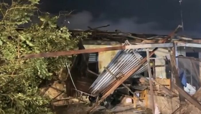 Lima Rumah Dinas Polisi di Lamteumen Rusak Diterjang Angin 