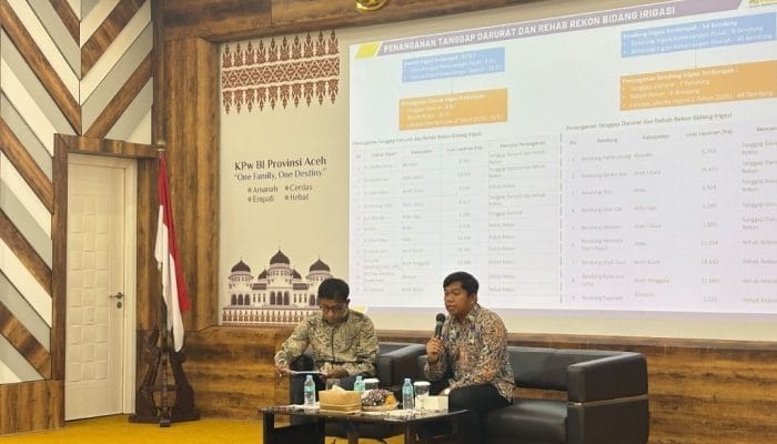67 Irigasi Terdampak Bencana, Aceh Kejar Pemulihan Pertanian