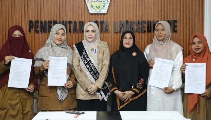 Bunda PAUD Lhokseumawe Dukung Empat Guru Raih Beasiswa Sarjana