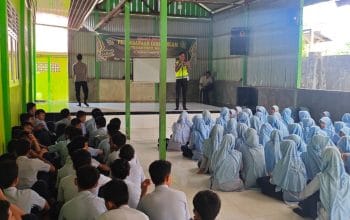 Satlantas Simeulue Tanamkan Disiplin Lalu Lintas Pelajar