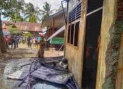 Gudang Berkas Dayah Darul Halim Ludes Terbakar Siang Hari