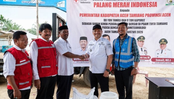 PMI Salurkan 180 Ton Bahan Kimia untuk Air Bersih Aceh Tamiang