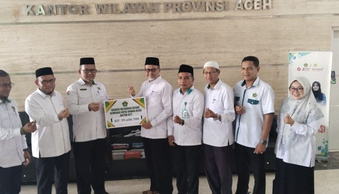 Kemenag Aceh Salurkan Donasi Rp469 Juta untuk NTT