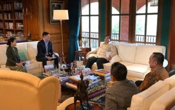 Prabowo Terima Utusan Amerika Serikat di Hambalang
