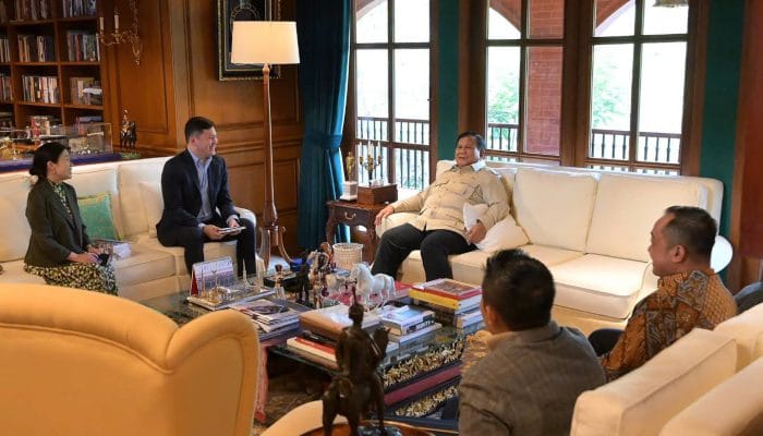 Prabowo Terima Utusan Amerika Serikat di Hambalang