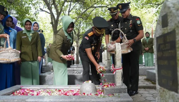 Pangdam IM Pimpin Ziarah Nasional HUT TNI Ke-81