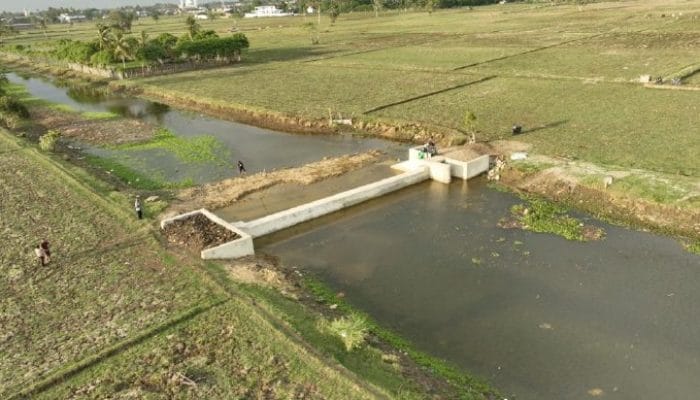Bendungan Lamtimpeung Beroperasi, 40 Hektare Sawah Teraliri
