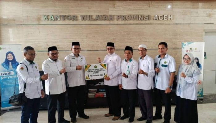 Kemenag Aceh Salurkan Donasi Rp469 Juta untuk NTT