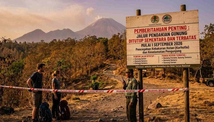 Kemenhut Tutup Jalur Pendakian Gunung Cegah Karhutla