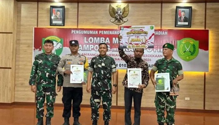 Suka Damai Juara Lomba Hias Gampong Merah Putih