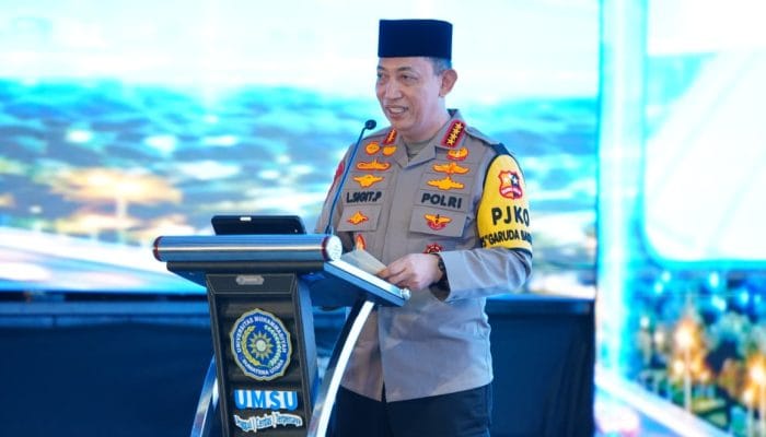Kapolri Dorong Mahasiswa UMSU Jadi Penggerak Indonesia 2045