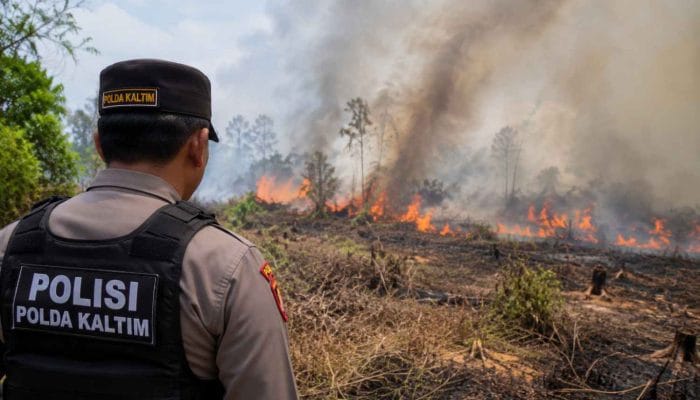 Polda Kaltim Tetapkan 16 Tersangka dalam 47 Kasus Karhutla
