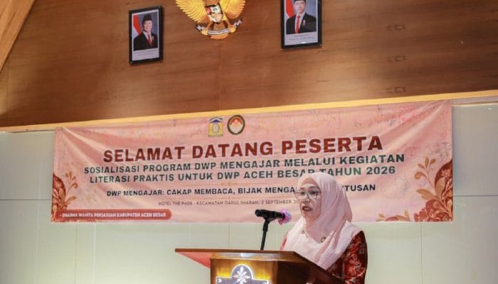DWP Aceh Besar Perkuat Literasi Lewat Program DWP Mengajar