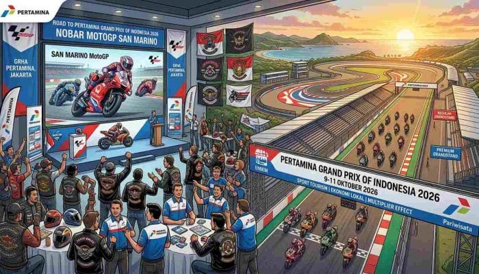 Pertamina Panaskan Antusiasme MotoGP 2026 Menuju Mandalika