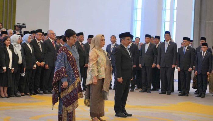 Destry Damayanti Resmi Dilantik sebagai Gubernur Bank Indonesia