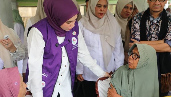 Kemenkes dan Bunda PAUD Pantau Posyandu ILP Blang Poroh