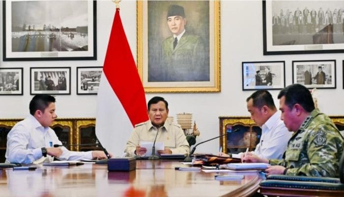 Prabowo Minta Anggaran Mitigasi Bencana Segera Ditambah